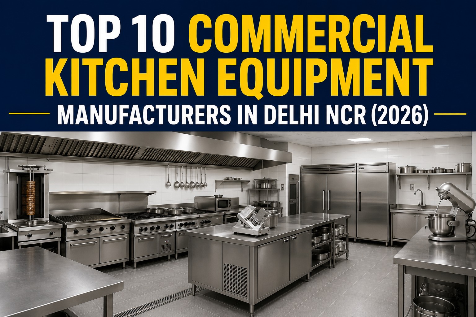 Top 10 commercial kitchen equipment 2026